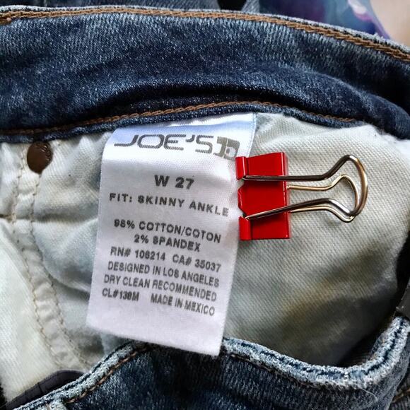 Joe's Jeans NWT Distressed Skinny Ankle Jeans Women 27 - Picture 9 of 10